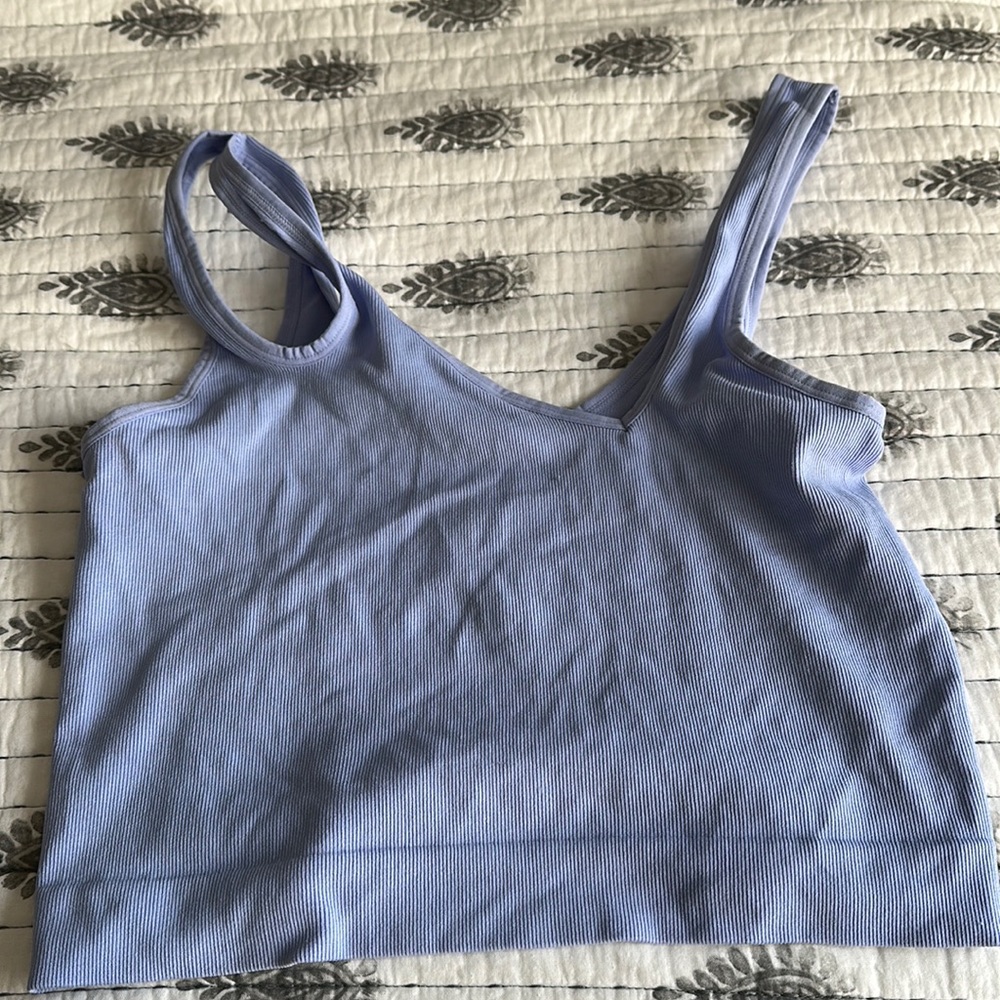 Baby blue tank top